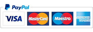Payment by Paypal, Credit or Debit Card
